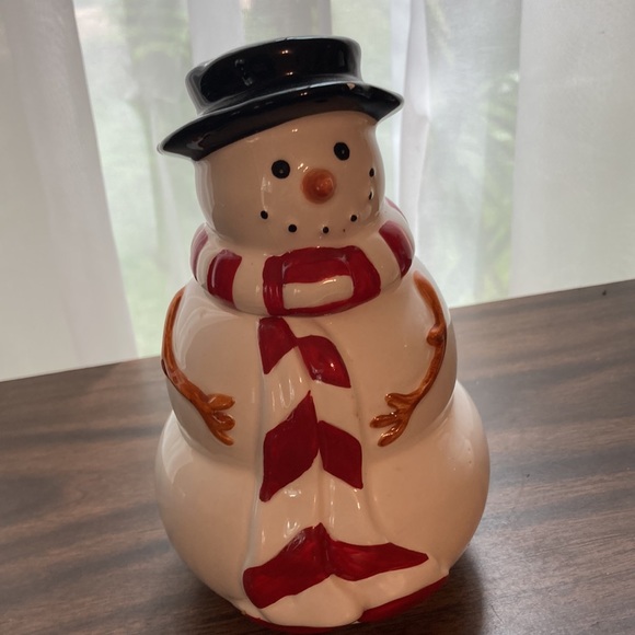 Snowman cream and sugar - Picture 3 of 8